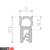 50m Roll of Rubber Top Mount Profile EPDM