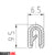 100m of Rubber Edge Protection Profile PVC Grip 1.0-2.0mm