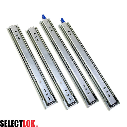 Pair Medium Duty Drawer Slides 125kg