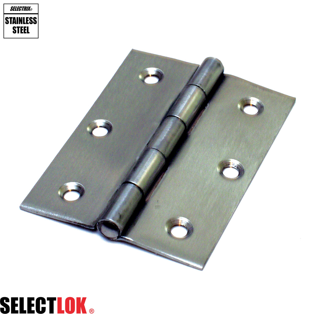 70mm Stainless Steel Butt Hinge - Selectlok