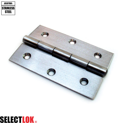 75mm Stainless Steel Butt Hinge - Selectlok